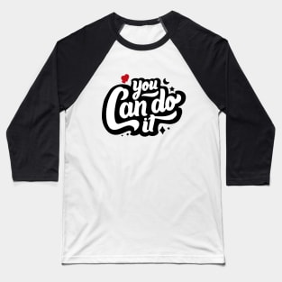 You Can Do It Positive Youngth T-shits 2020 Baseball T-Shirt